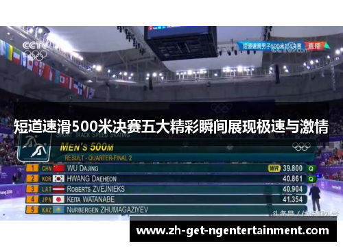 短道速滑500米决赛五大精彩瞬间展现极速与激情